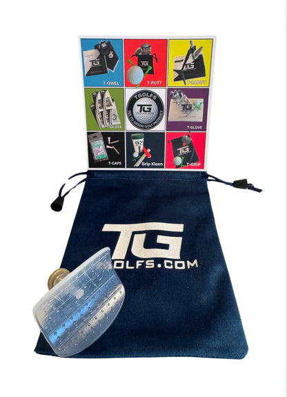 T-Grip™ BENEFITS include: Club alignment in the hand, grip pressure, and club face control