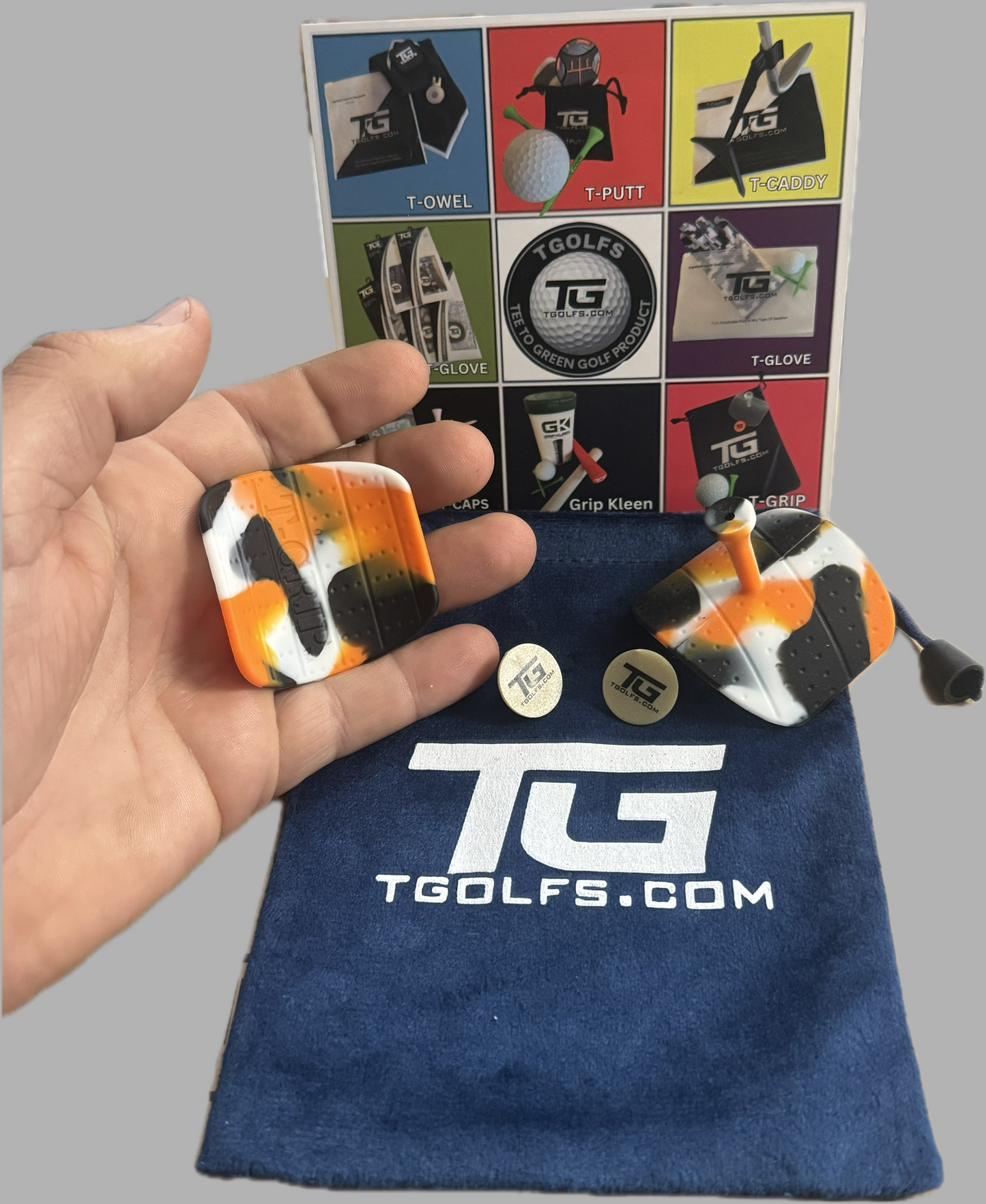 T-Grip™ Bundle Pack Use one (1) on each hand if desired or give one (1) to a friend or fellow golfer!