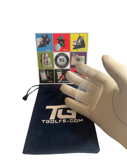 T-Grip™ BENEFITS include: Club alignment in the hand, grip pressure, and club face control